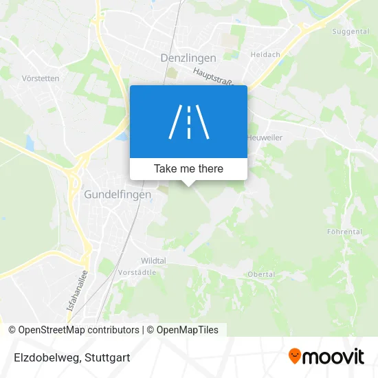 Карта Elzdobelweg