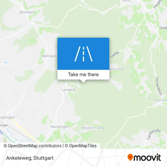Карта Ankeleweg