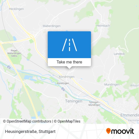 Heusingerstraße map