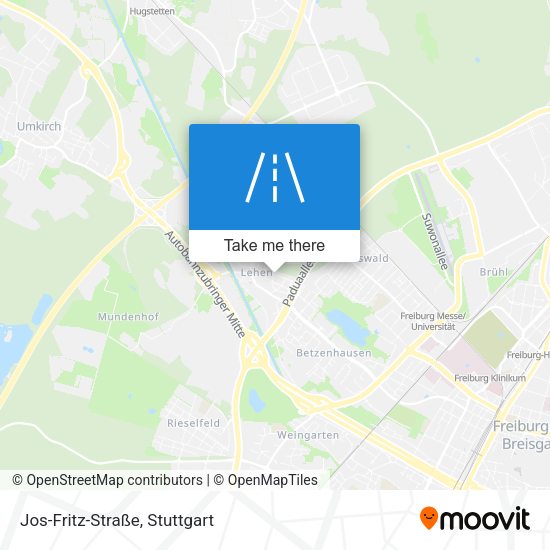 Jos-Fritz-Straße map