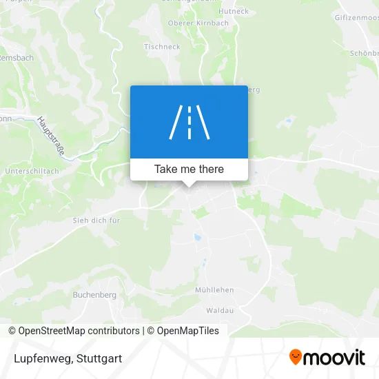Lupfenweg map