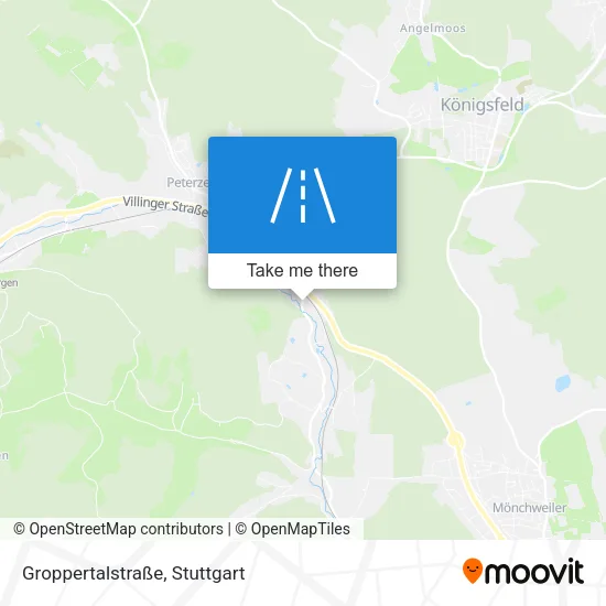 Карта Groppertalstraße