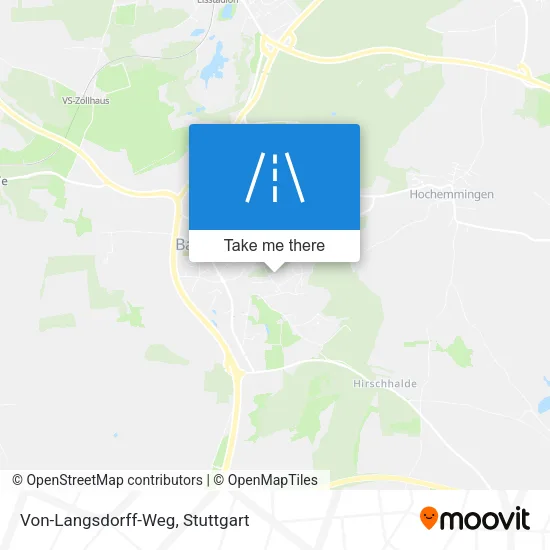 Карта Von-Langsdorff-Weg