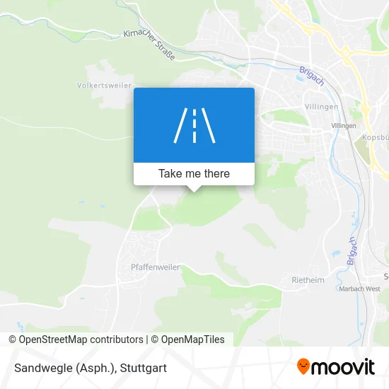 Карта Sandwegle (Asph.)