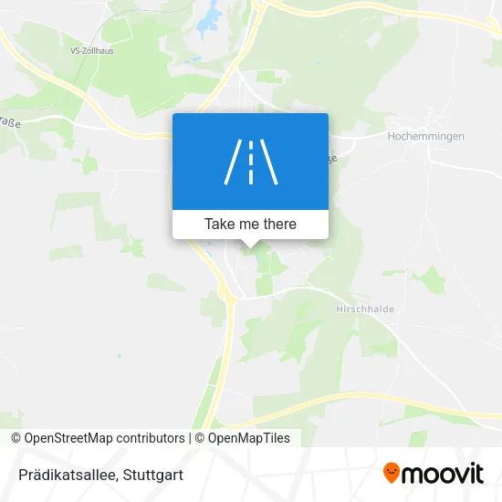 Карта Prädikatsallee