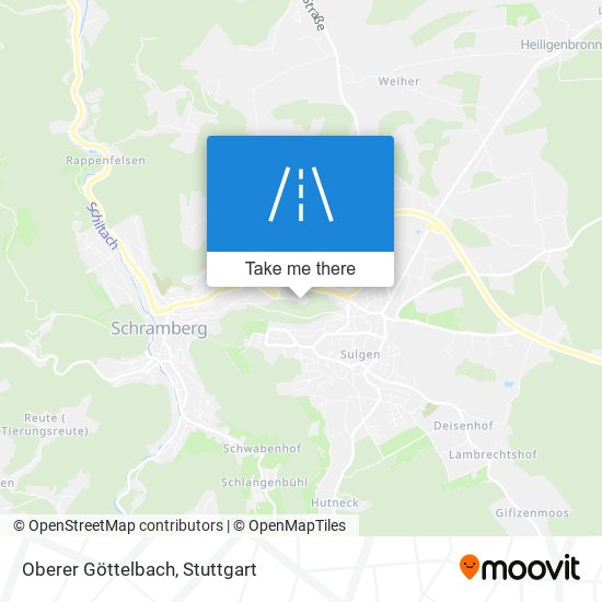 Oberer Göttelbach map