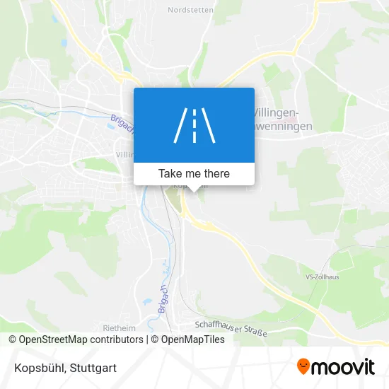 Карта Kopsbühl