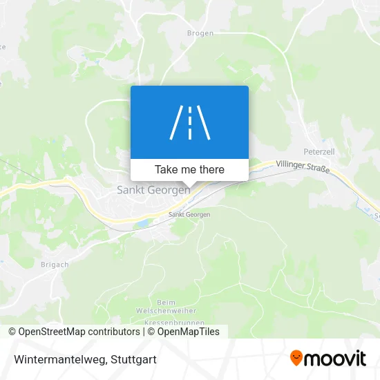 Карта Wintermantelweg