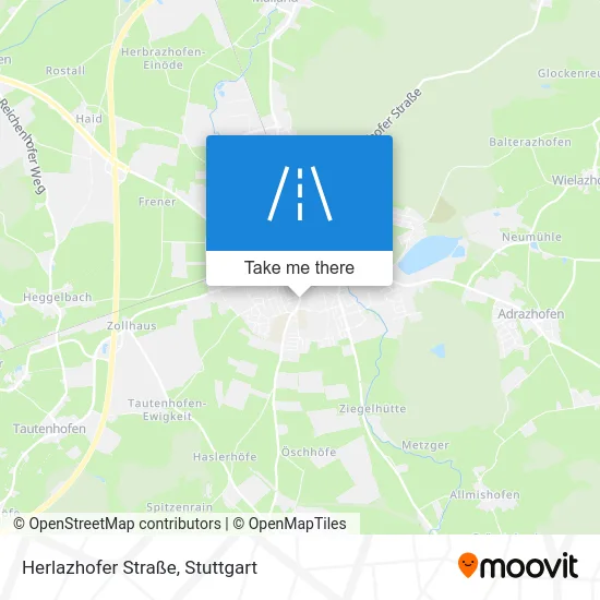 Карта Herlazhofer Straße
