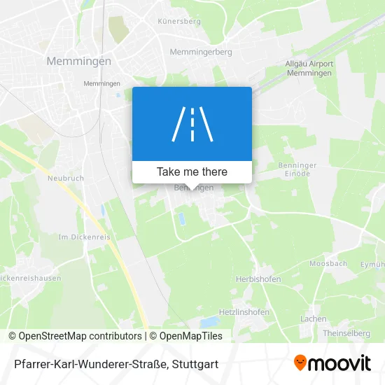 Карта Pfarrer-Karl-Wunderer-Straße