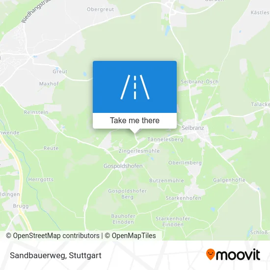 Карта Sandbauerweg