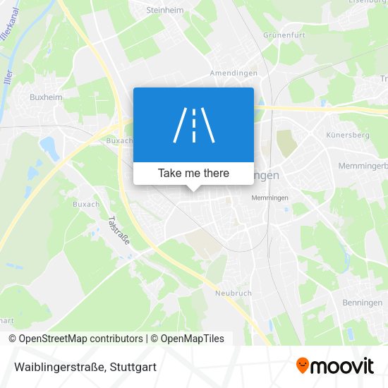 Waiblingerstraße map