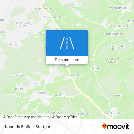 Карта Konrads Einöde