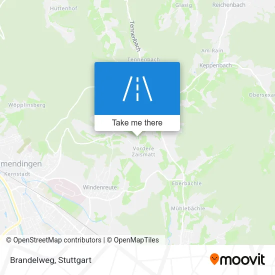 Карта Brandelweg