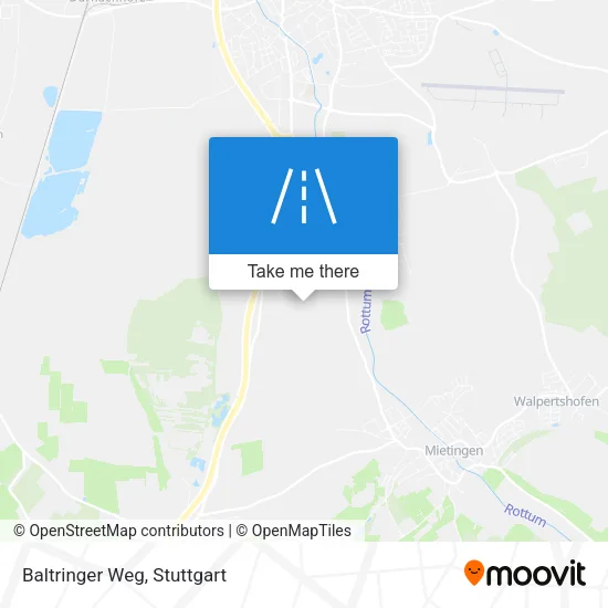 Карта Baltringer Weg