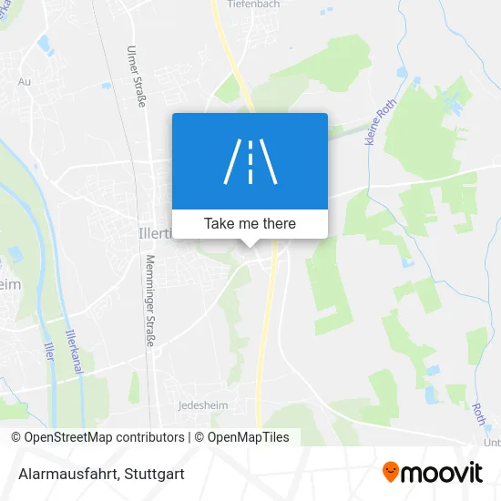 Карта Alarmausfahrt