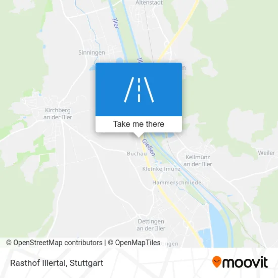 Карта Rasthof Illertal