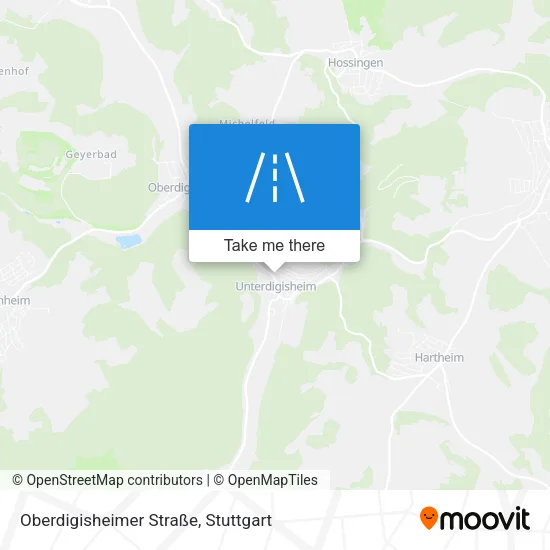 Карта Oberdigisheimer Straße