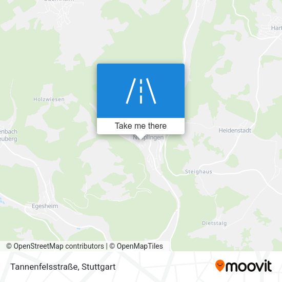 Tannenfelsstraße map