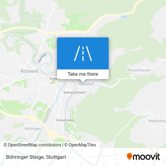 Böhringer Steige map