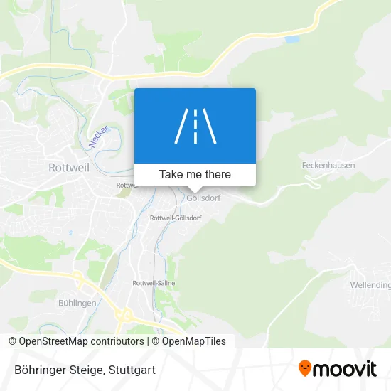Карта Böhringer Steige