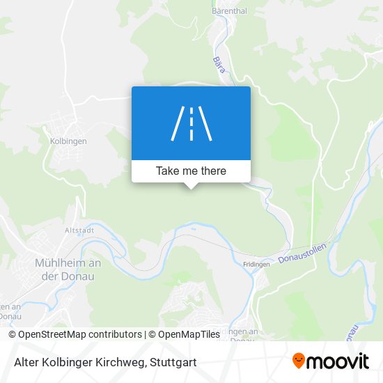 Карта Alter Kolbinger Kirchweg