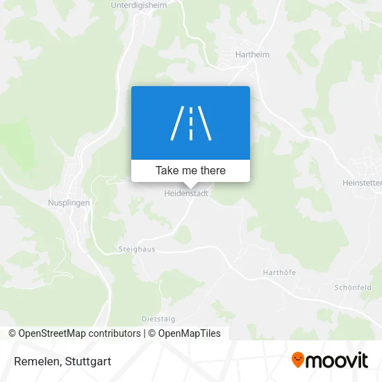 Remelen map