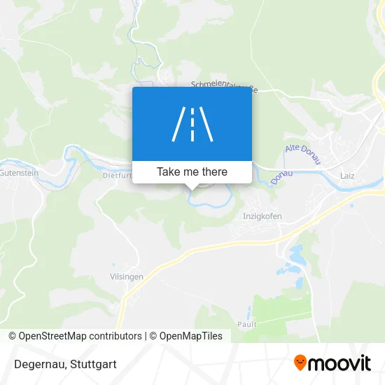 Карта Degernau