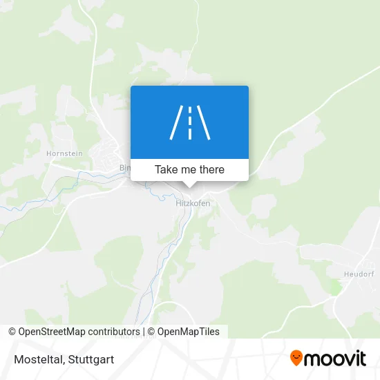 Карта Mosteltal