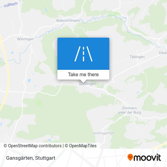 Gansgärten map
