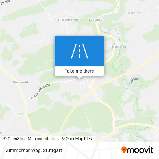 Карта Zimmerner Weg