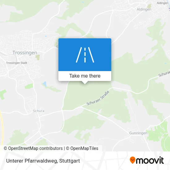 Карта Unterer Pfarrwaldweg