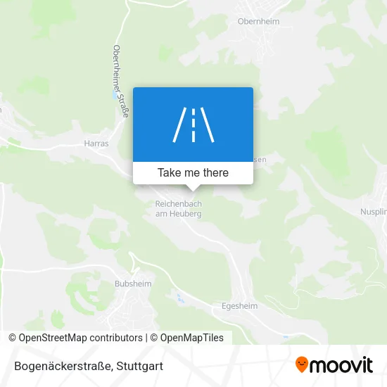 Карта Bogenäckerstraße