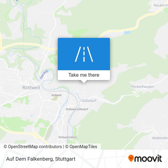 Карта Auf Dem Falkenberg