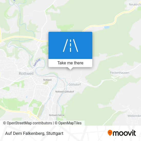 Карта Auf Dem Falkenberg