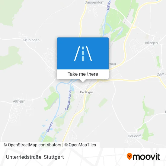 Карта Unterriedstraße