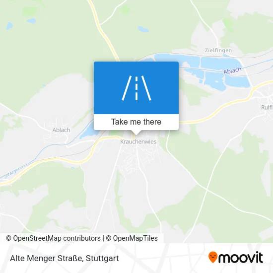 Карта Alte Menger Straße