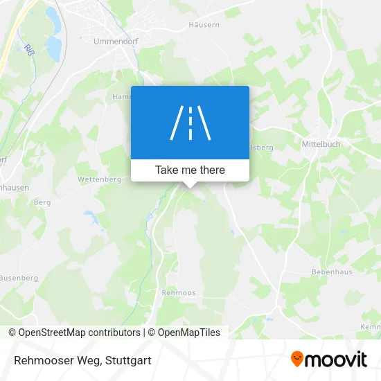 Карта Rehmooser Weg