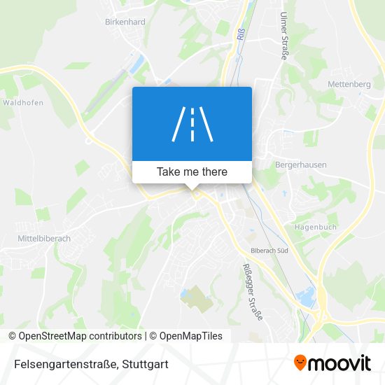 Felsengartenstraße map