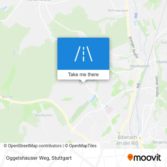 Карта Oggelshauser Weg