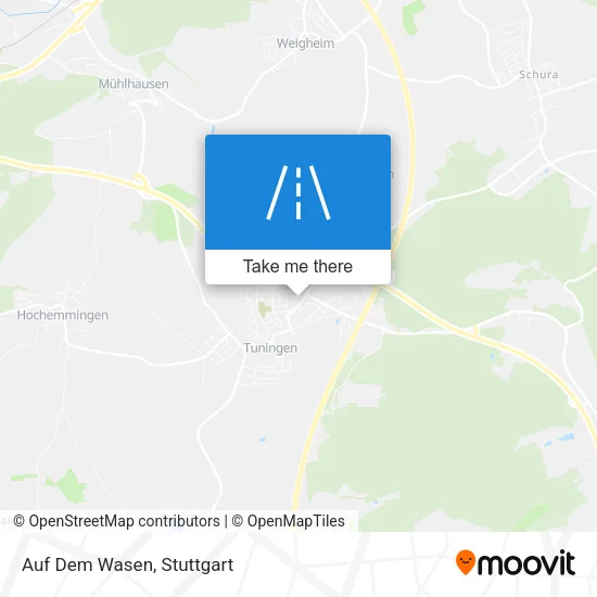 Карта Auf Dem Wasen