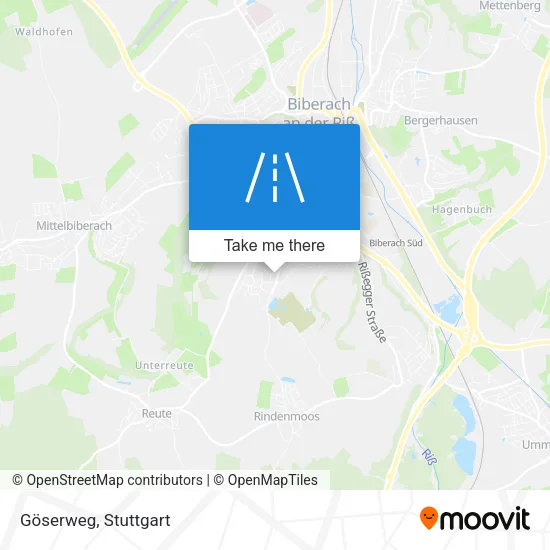Göserweg map