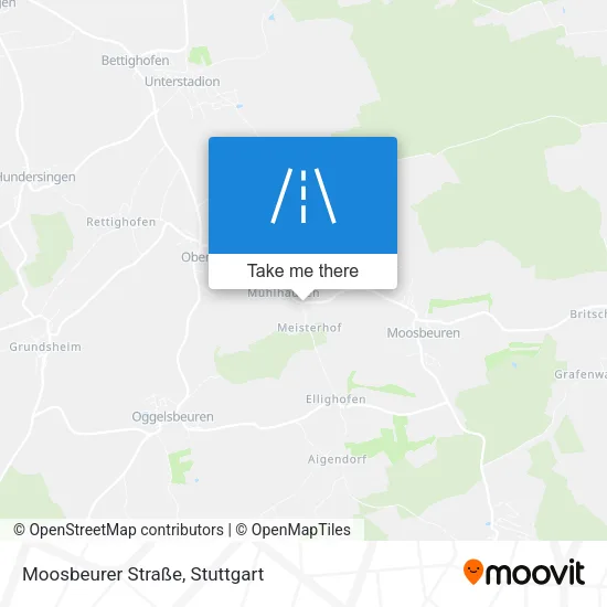 Карта Moosbeurer Straße