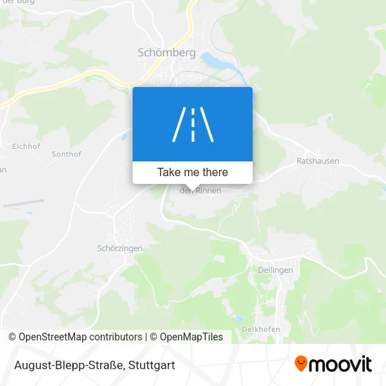 Карта August-Blepp-Straße
