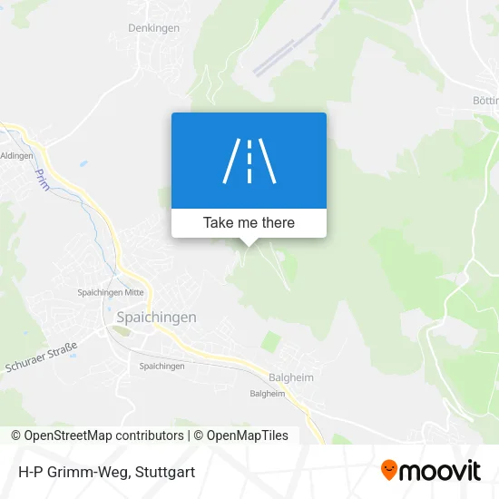 H-P Grimm-Weg map