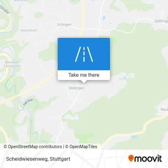 Карта Scheidwiesenweg