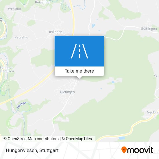 Hungerwiesen map