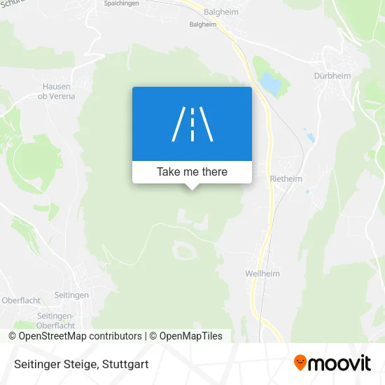 Карта Seitinger Steige