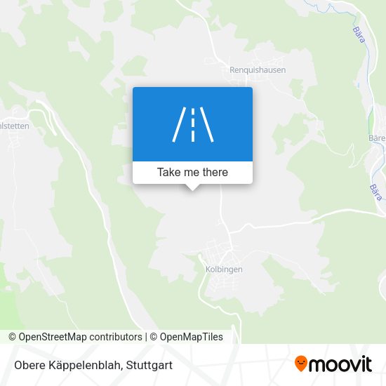 Obere Käppelenblah map