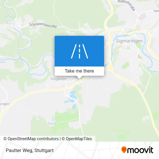 Карта Paulter Weg